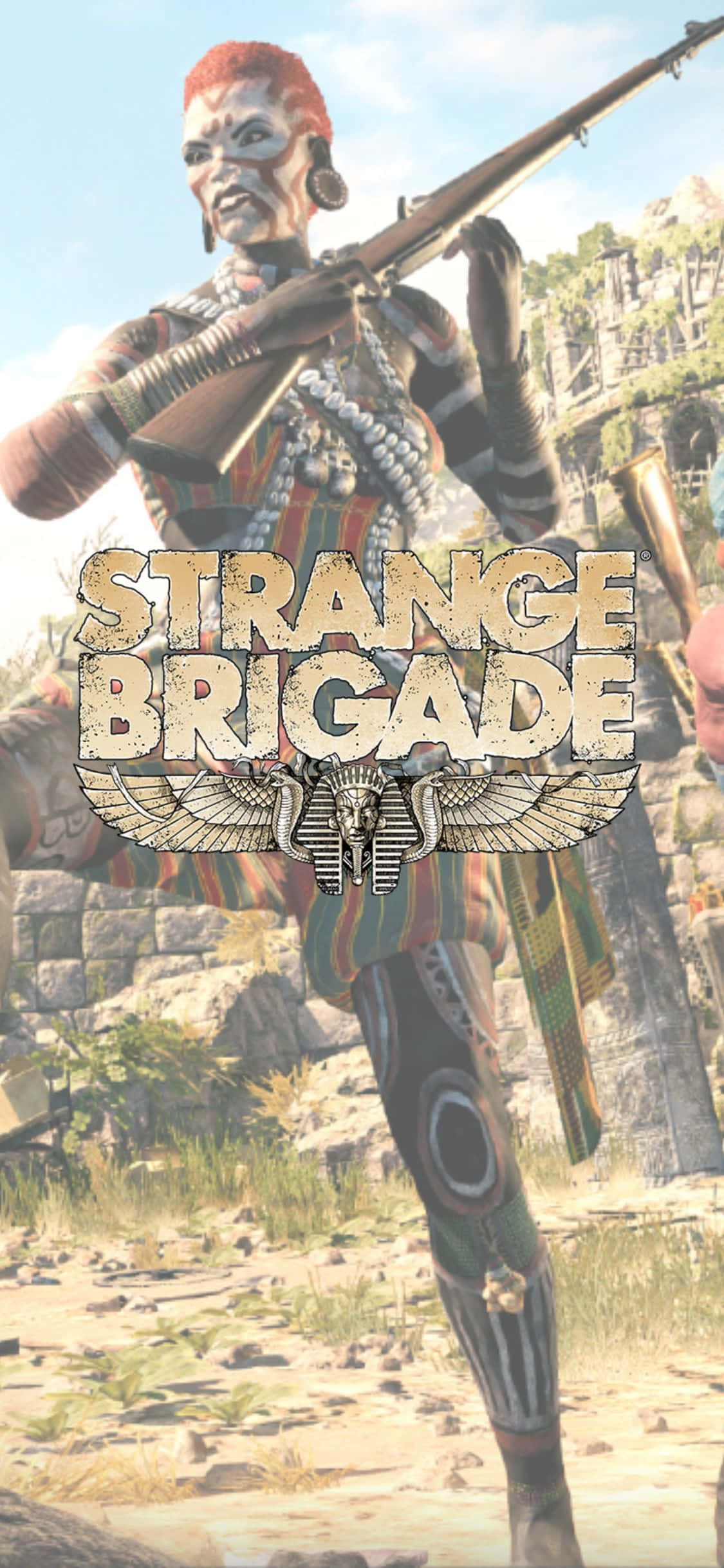 Nalangu Rushida iPhone X Strange Brigade фон Тапет