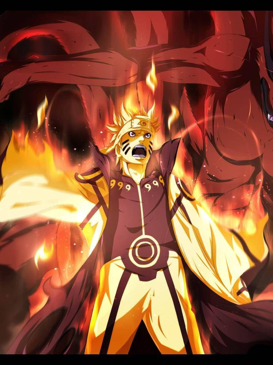 Naruto в режим на мъдрец от шестте пътя за телефон Тапет