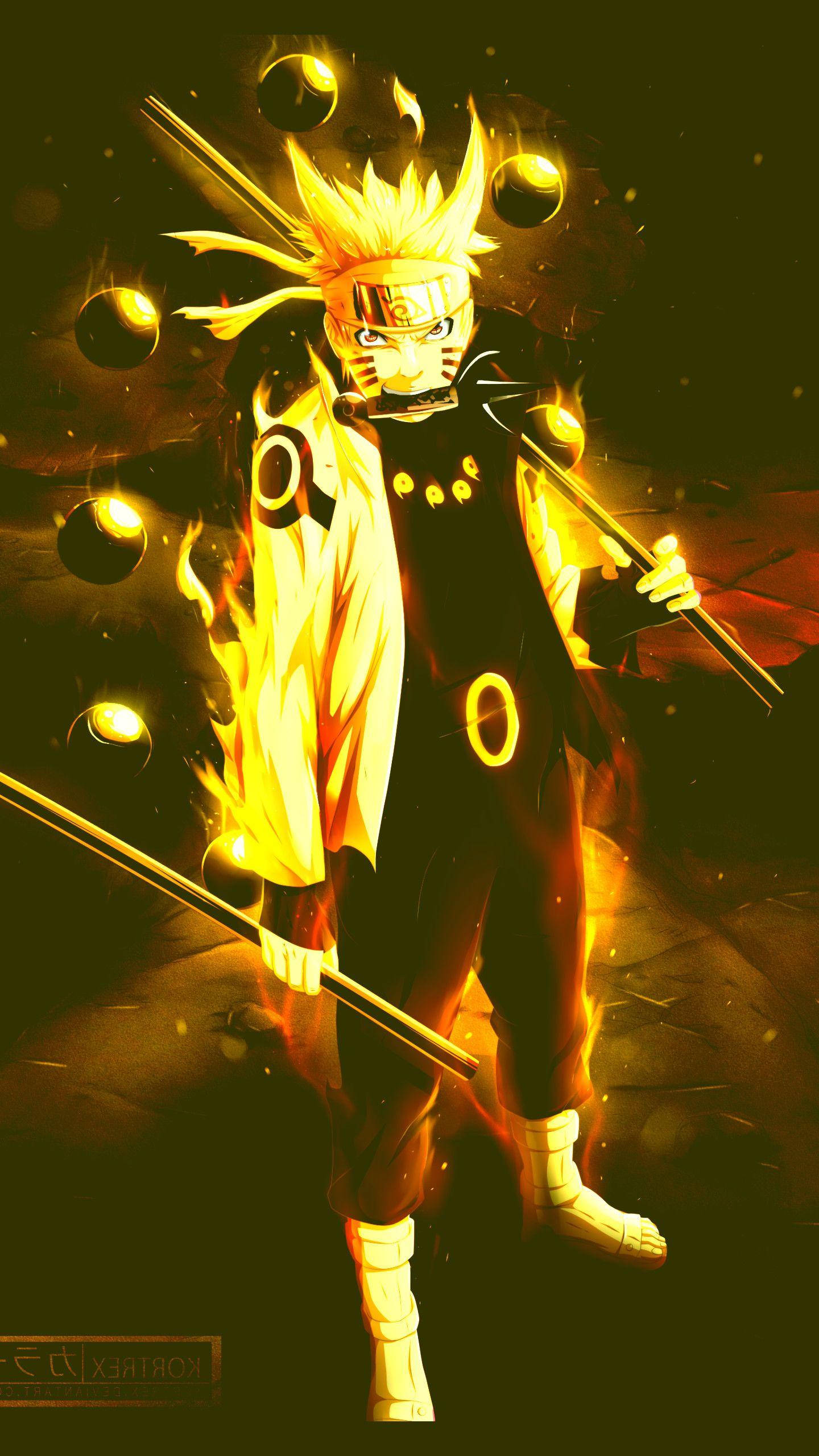 Naruto за телефон 3D Тапет