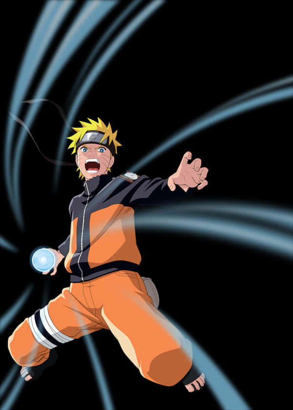 Naruto: Разярен с Расенган Тапет