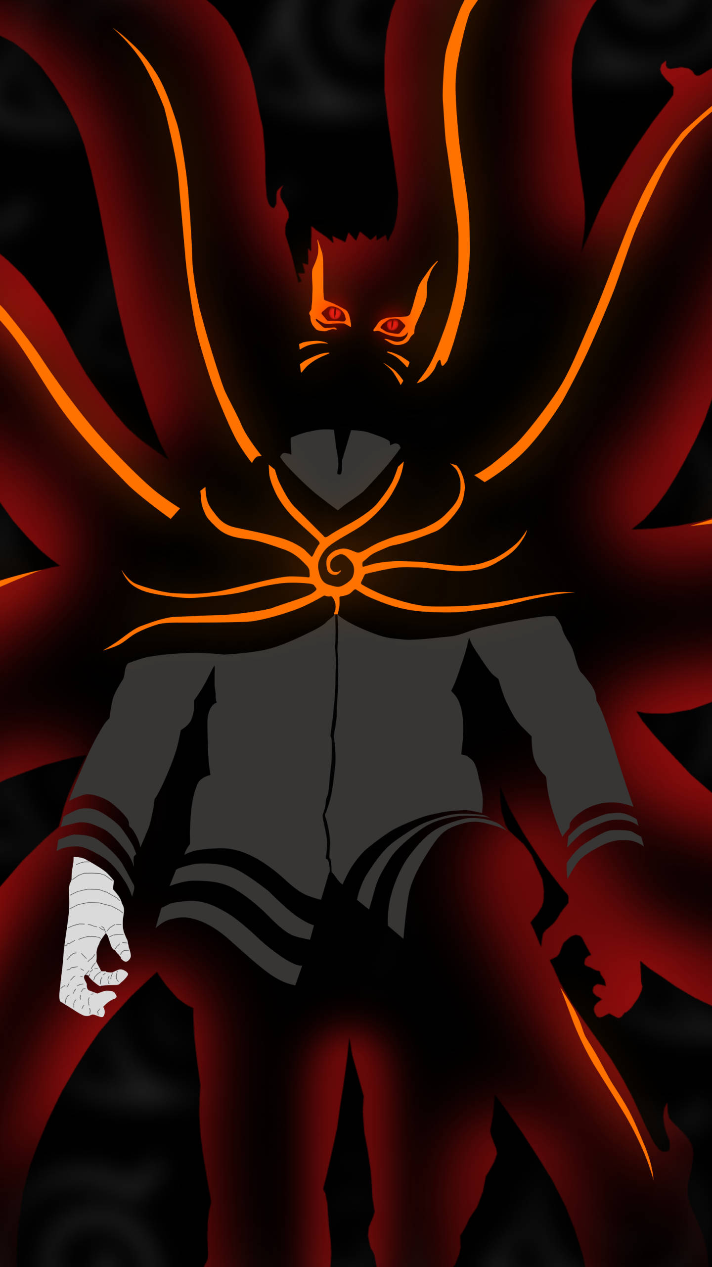 Naruto Baryon Mode Тъмен Тапет