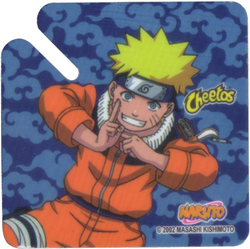 Промоционална карта на Naruto с Cheetos Тапет