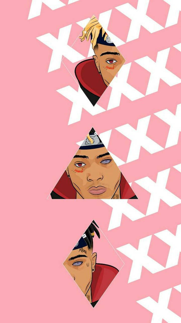 Naruto Live XXXTentacion Арт Розова Естетика