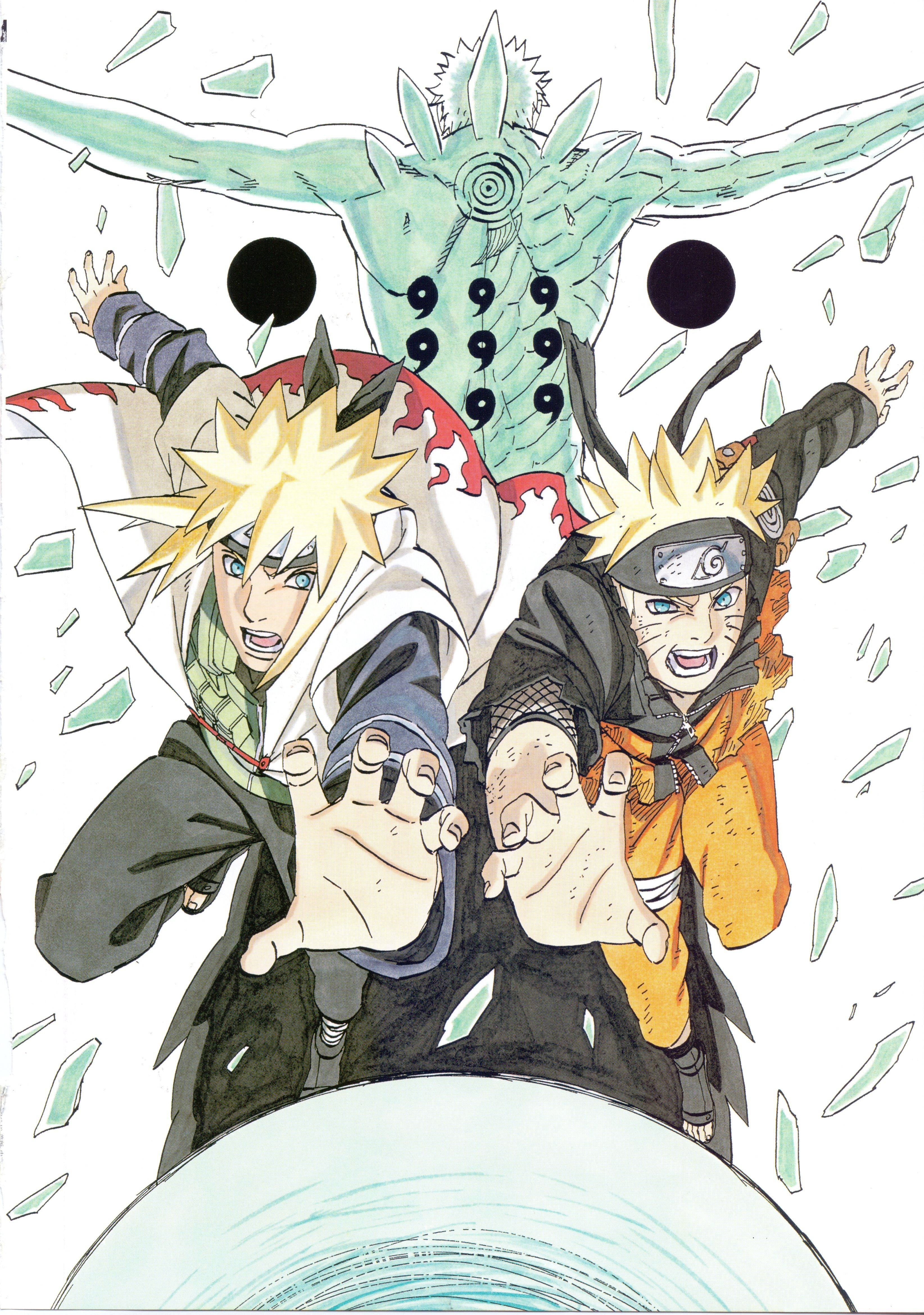 Naruto Phone Mudreц od šest puteva Тапет
