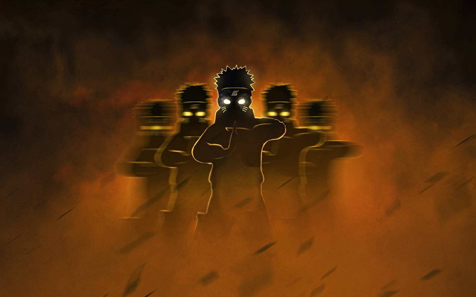 Naruto Uzumaki Зловещата Техника на Сянката Тапет