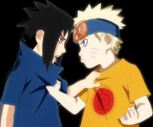 Naruto срещу Саске – Конфронтация Тапет
