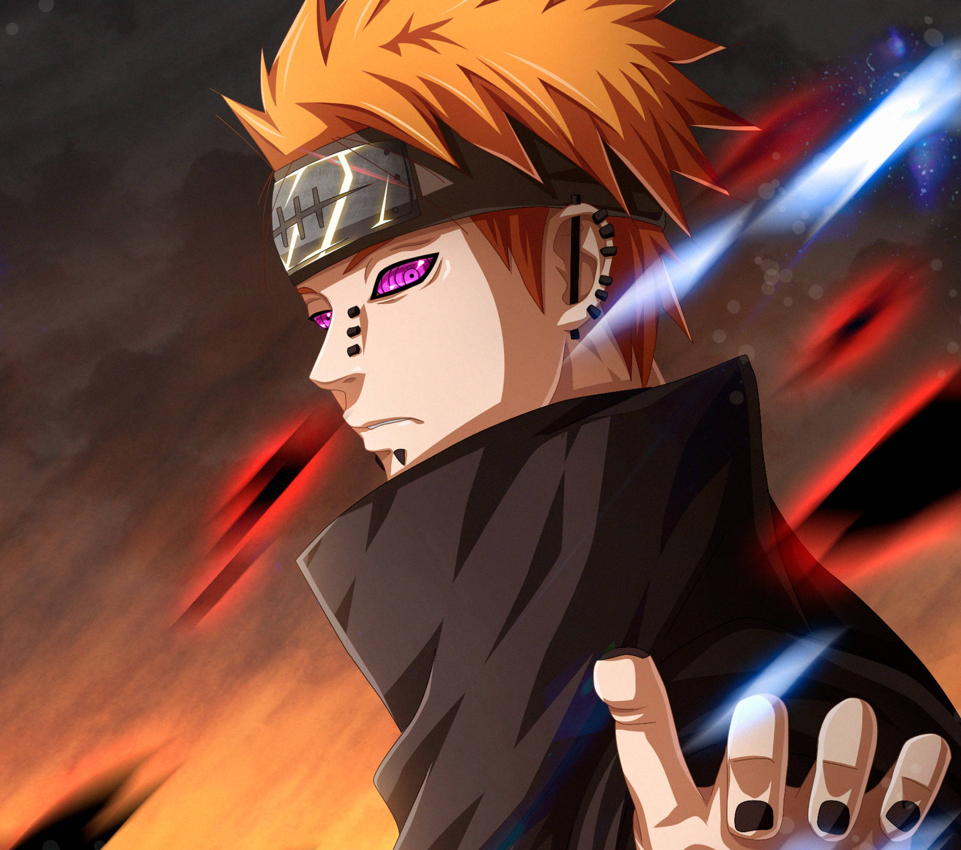 Naruto Пейн в страничен изглед Тапет