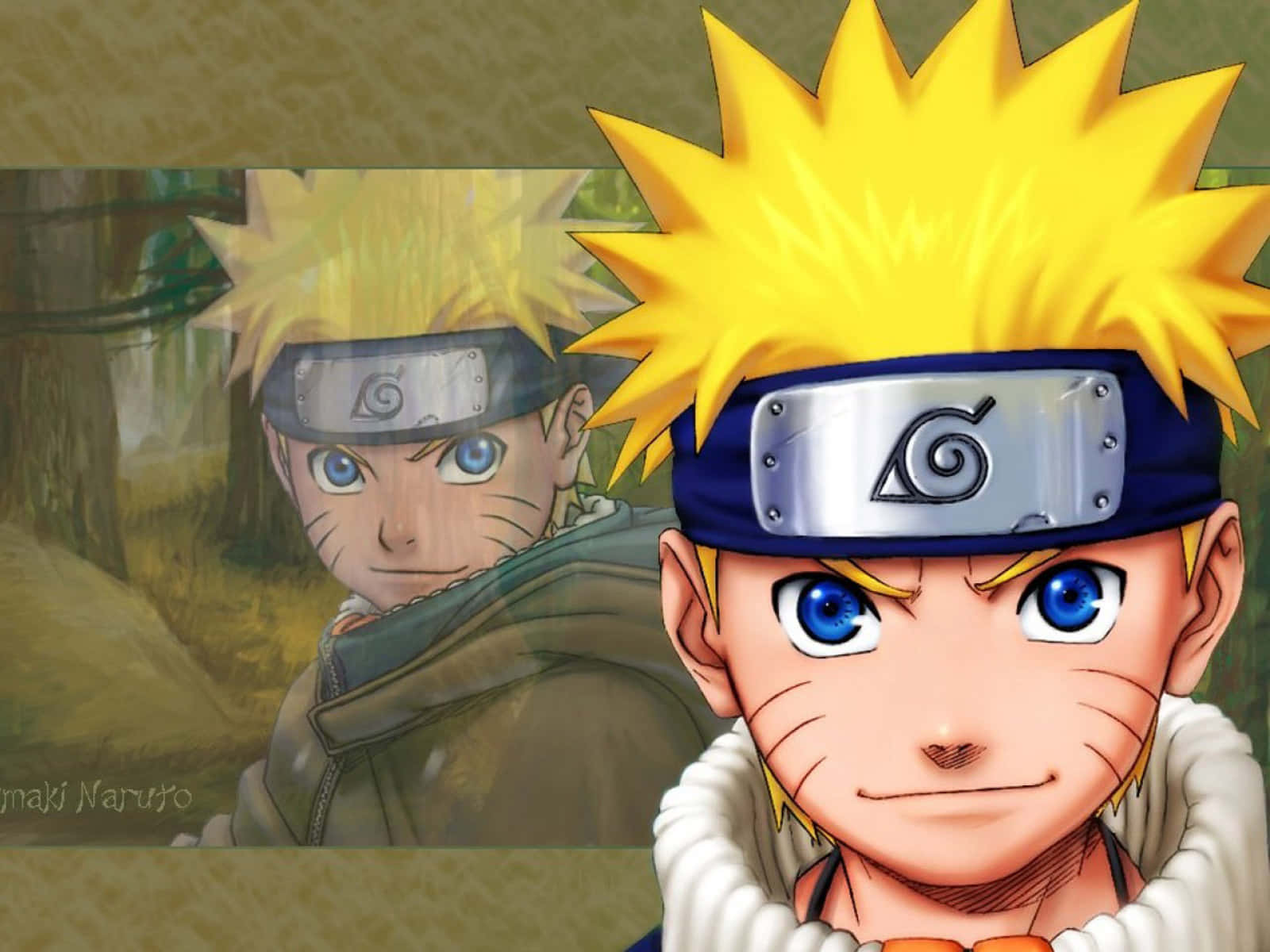 Naruto Узумаки 4K Едър План Тапет