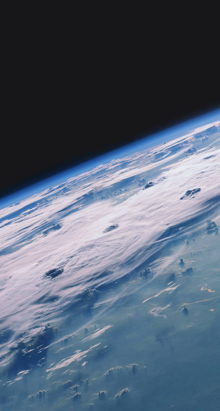 Буря от космоса NASA за iPhone Тапет