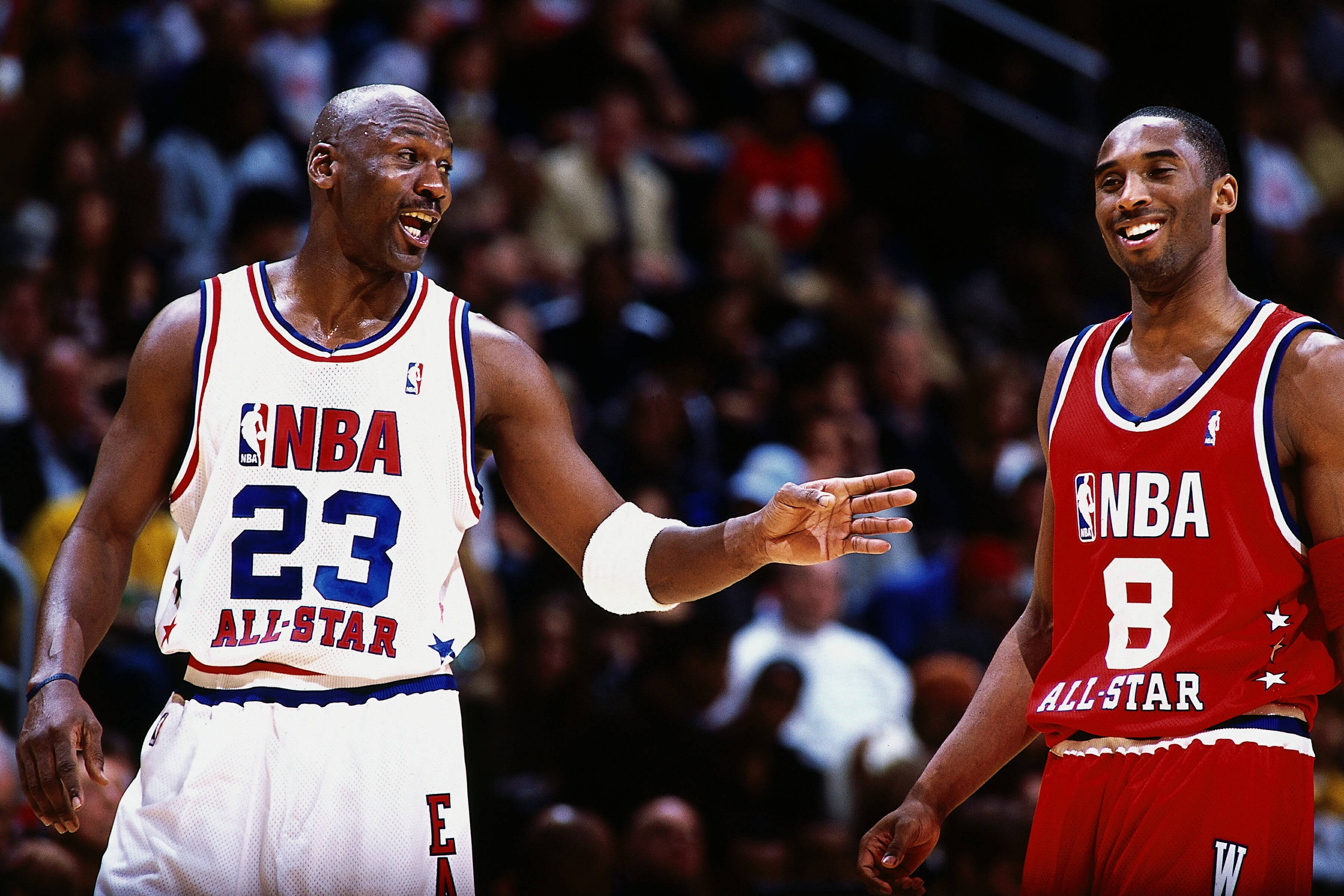 Коби Брайънт Куул и Майкъл Джордан – легенди на NBA All-Stars Тапет