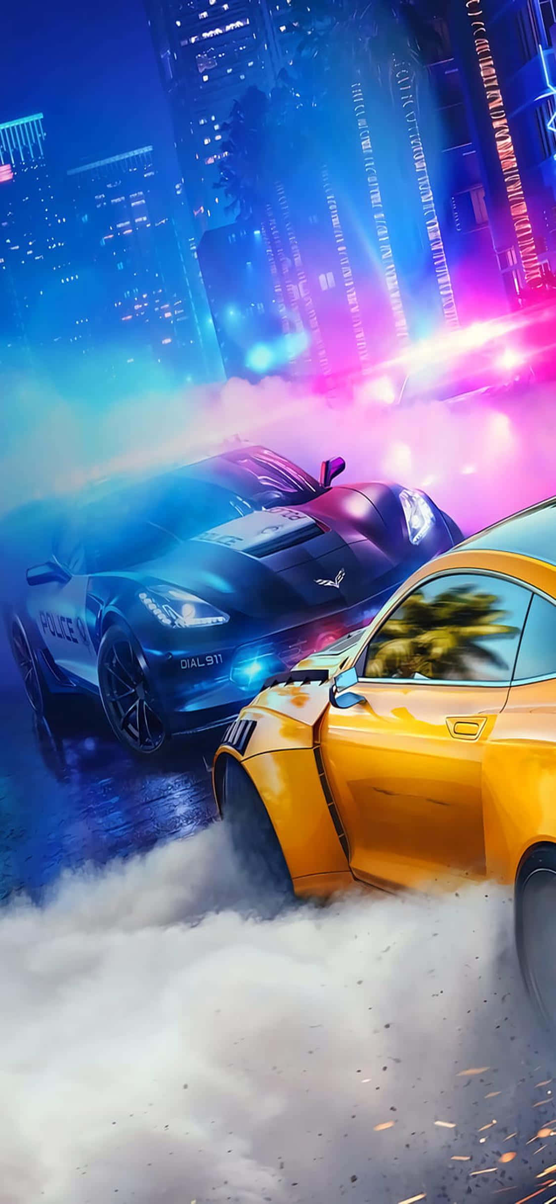 Преодолей границите на скоростта и открий вълнението от Need For Speed Heat. Тапет