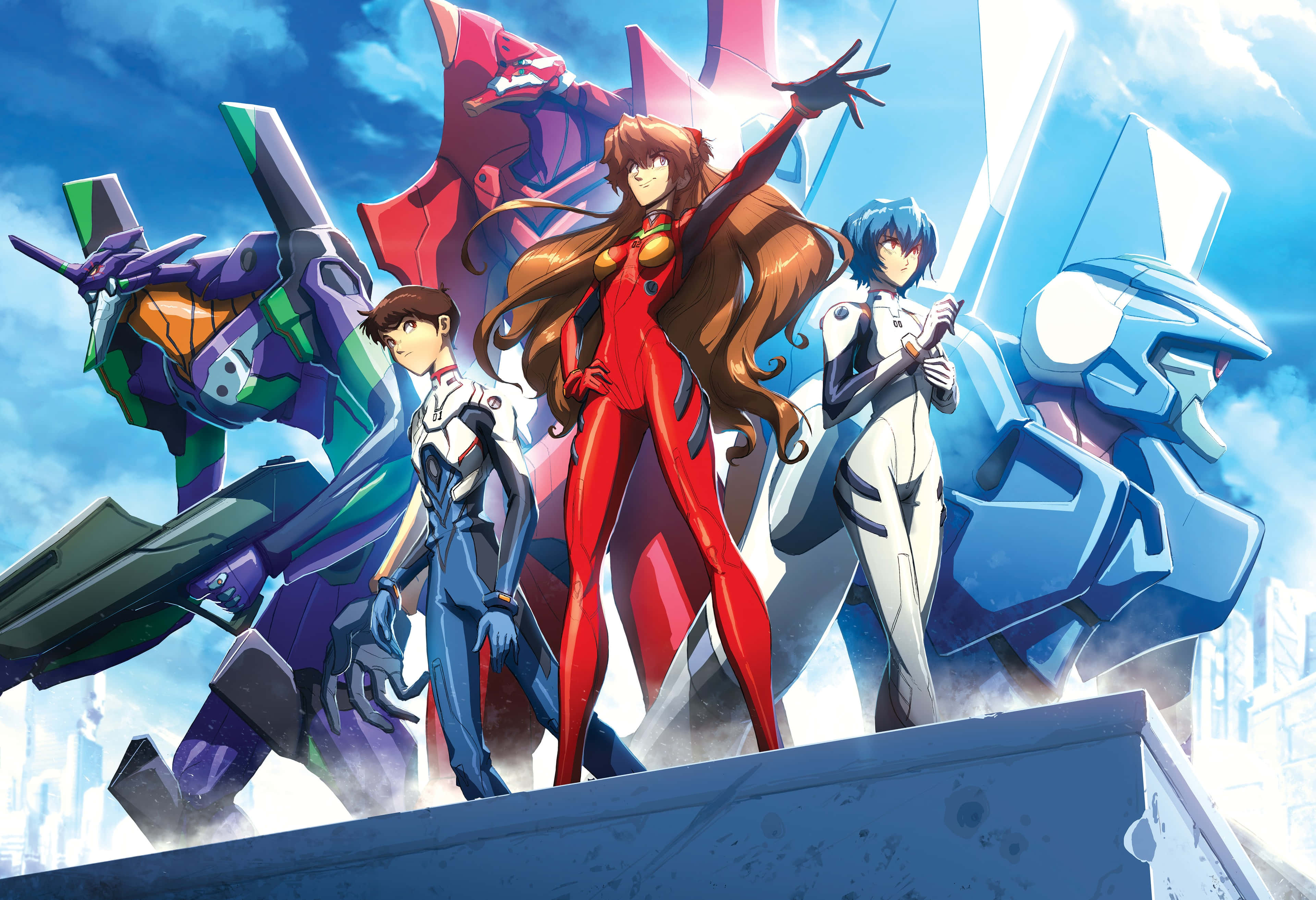 Открийте мистериите на света на Neon Genesis Evangelion Тапет