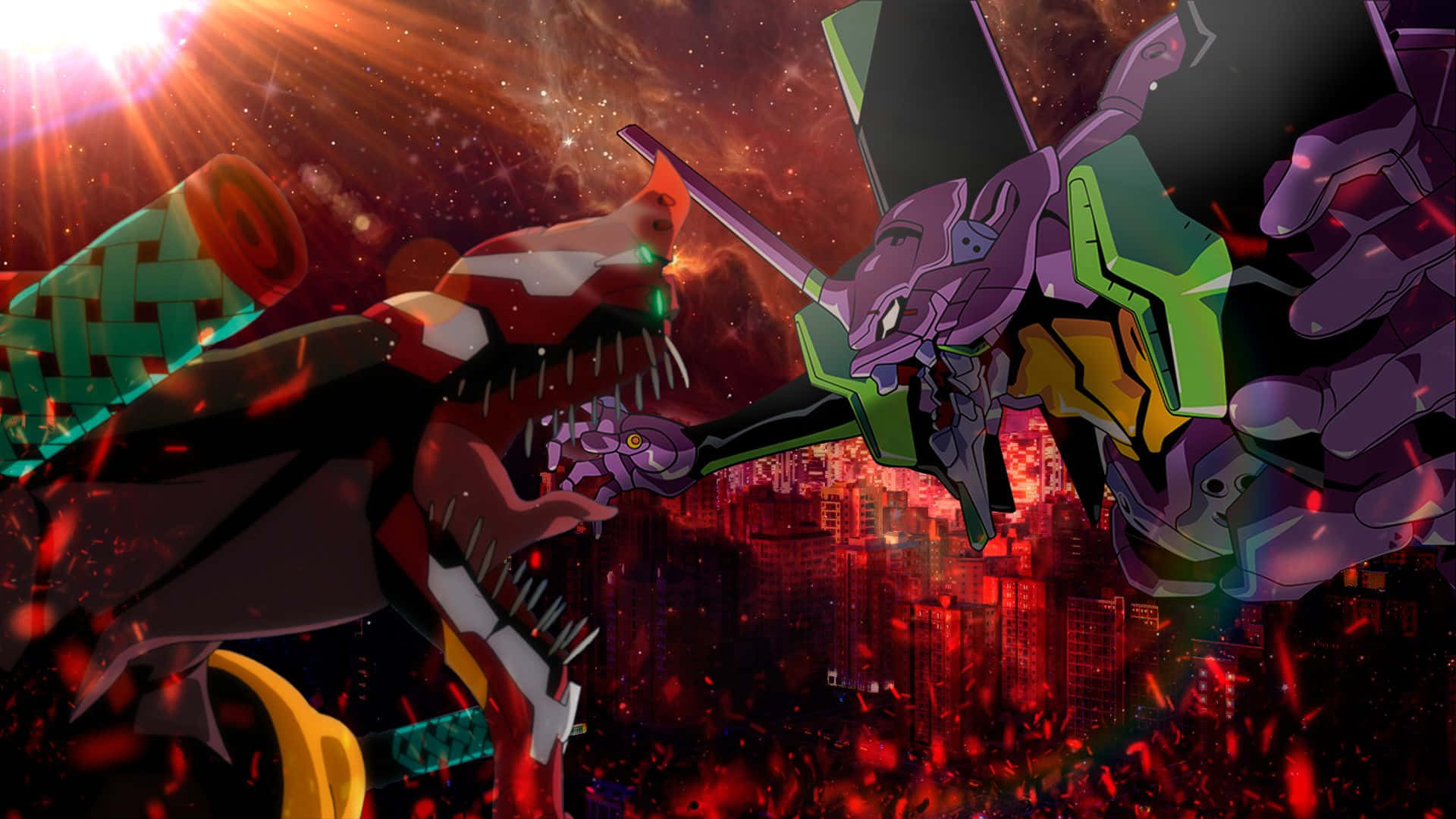 Пътешествие в света на Neon Genesis Evangelion Тапет