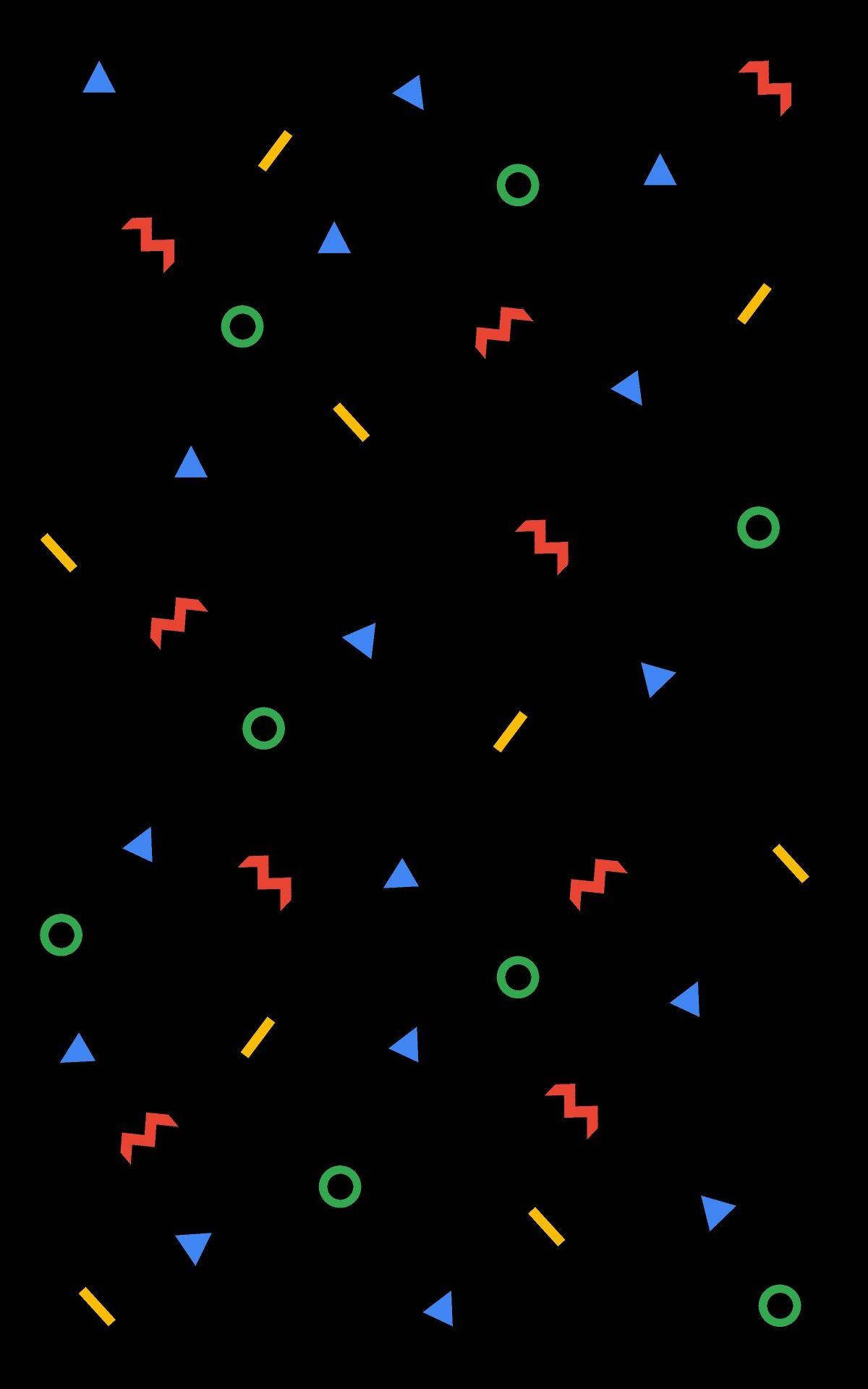 Neon Shape Pattern Тапет