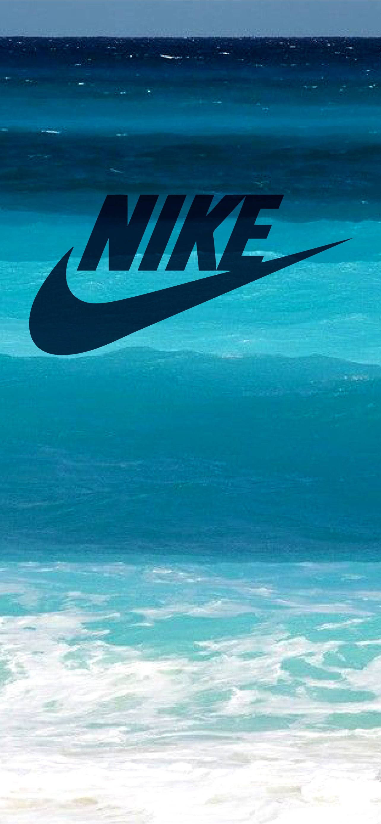 Вълни Бряг Nike iPhone Фон Тапет