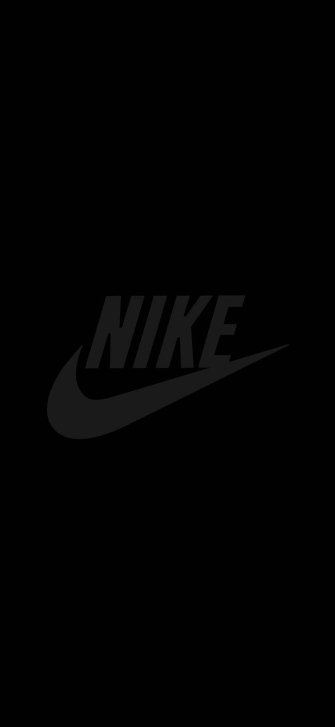 Цялостно Черен Nike iPhone Тапет