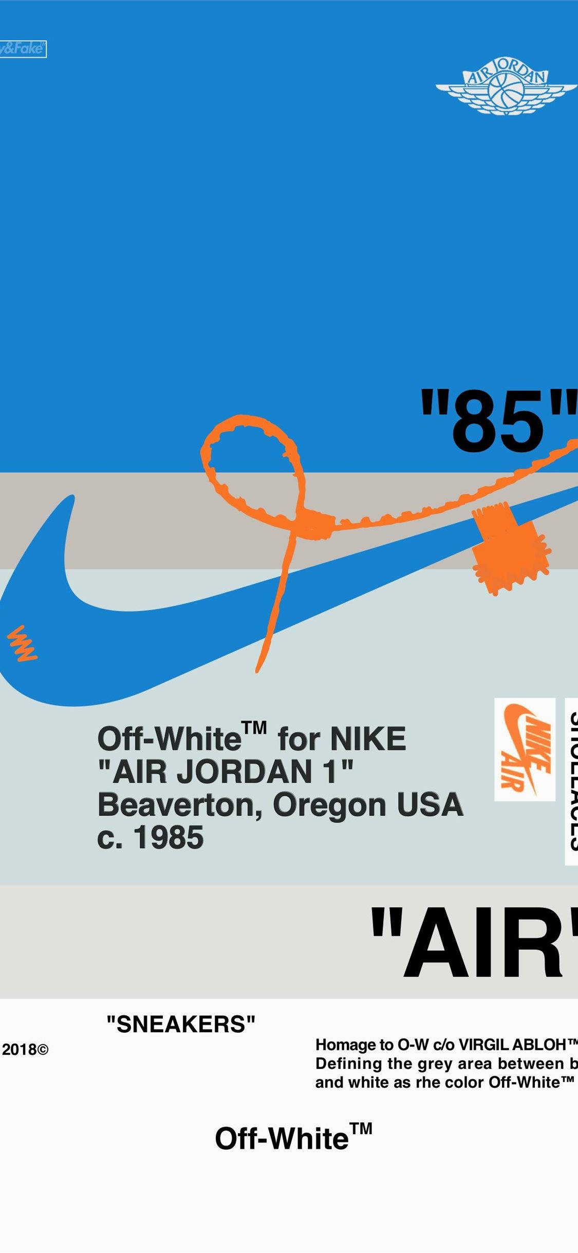 Nike iPhone самолетен билет Тапет