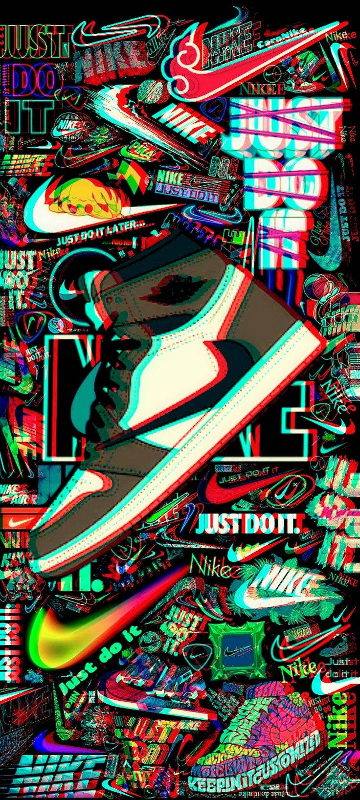 Вдъхновете се от смели графити на Nike Тапет