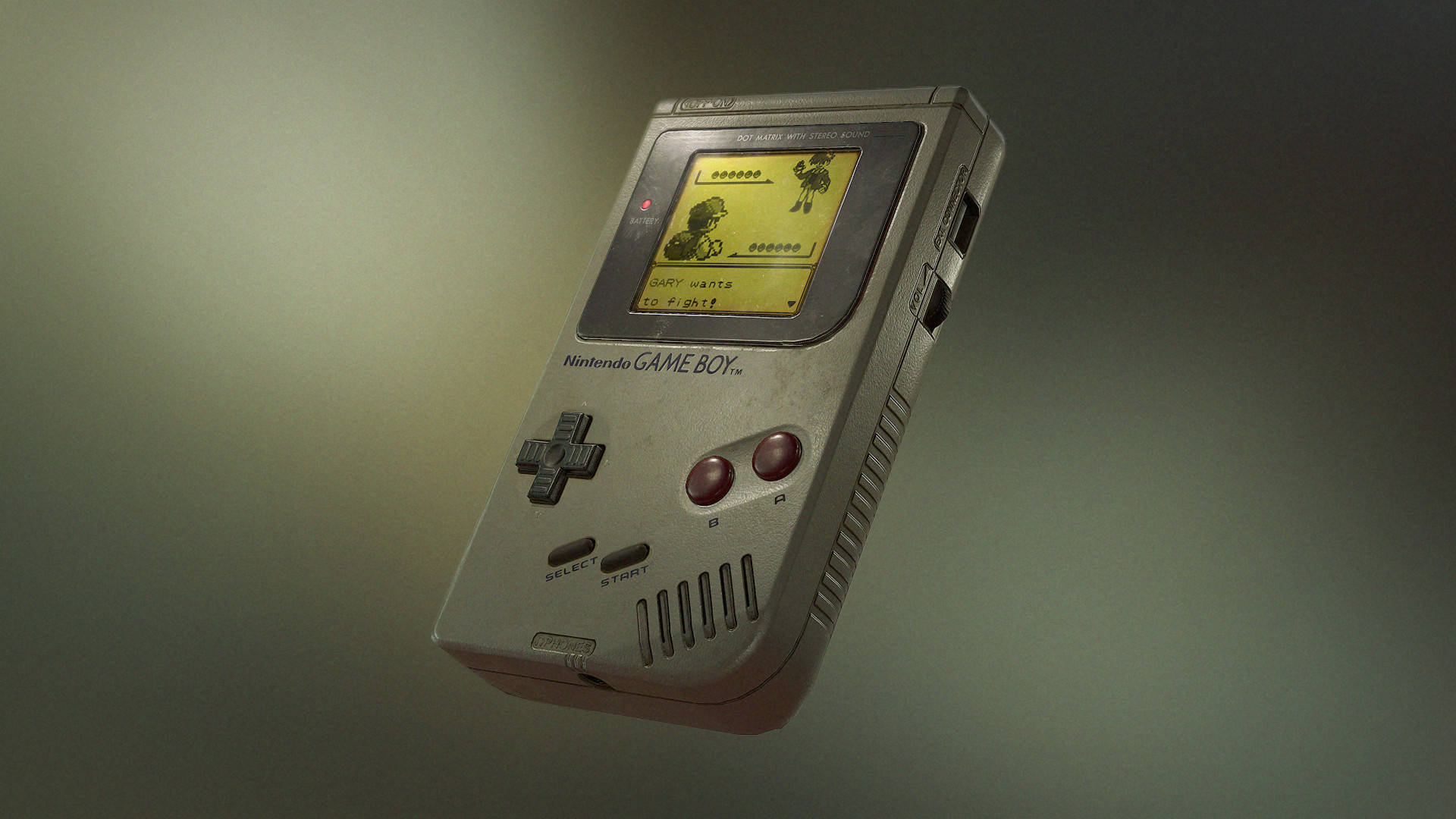 Nintendo Game Boy, на който се играет Pokemon Тапет