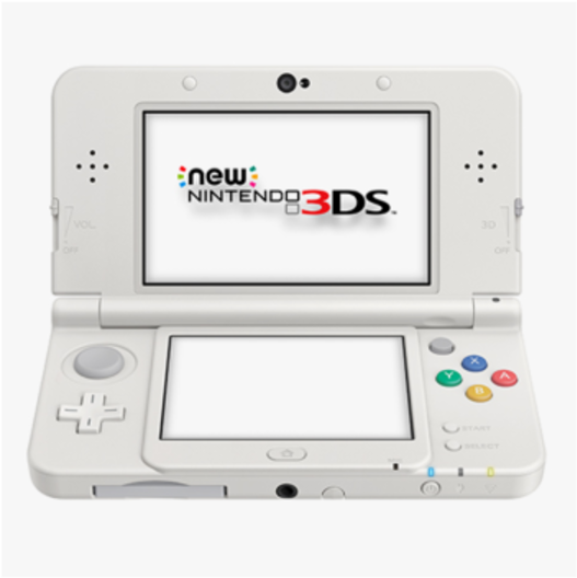 Нов Nintendo3DS бял отворен Тапет