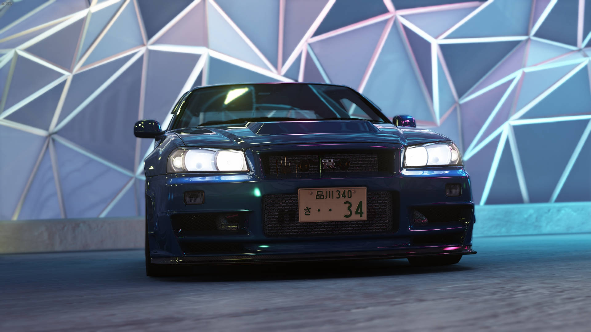 HD тапет за играта Assetto Corsa Skyline | Фоново изображение