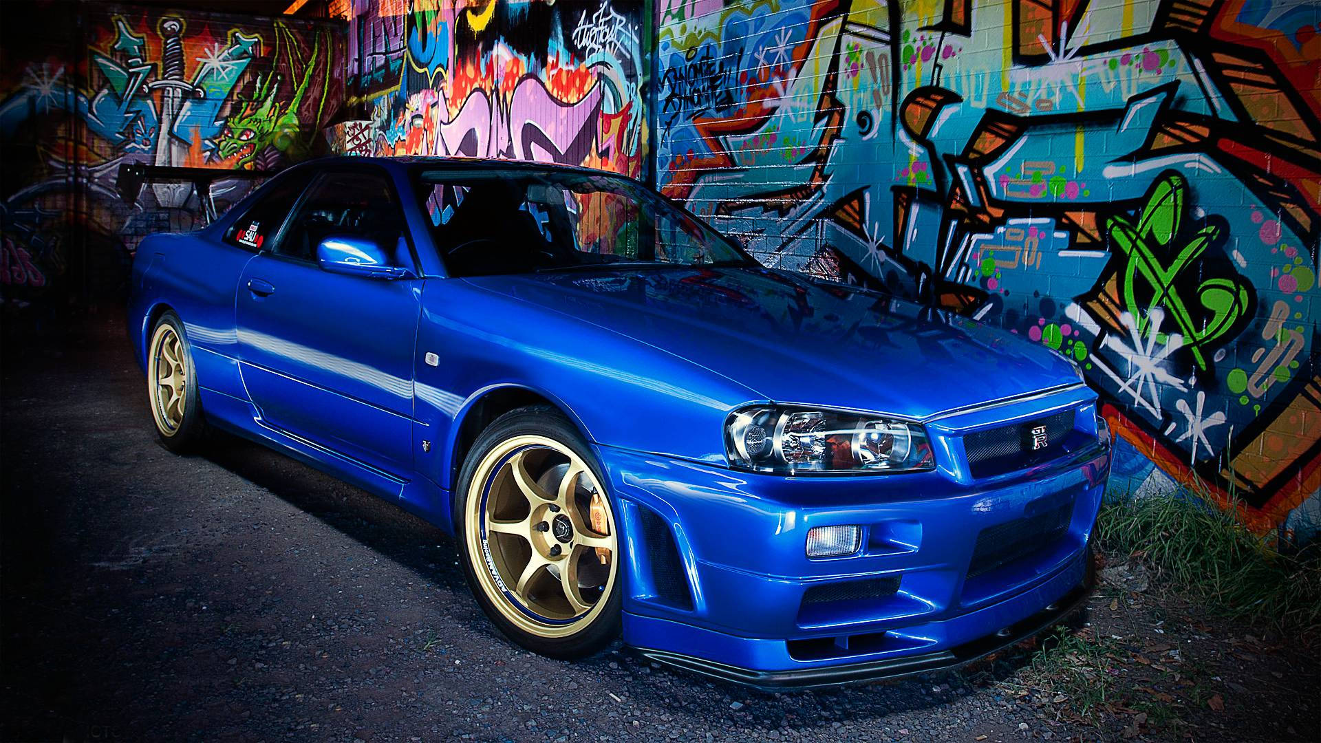 Автомобили Nissan Skyline R34 Nissan HD тапет | Фоново изображение