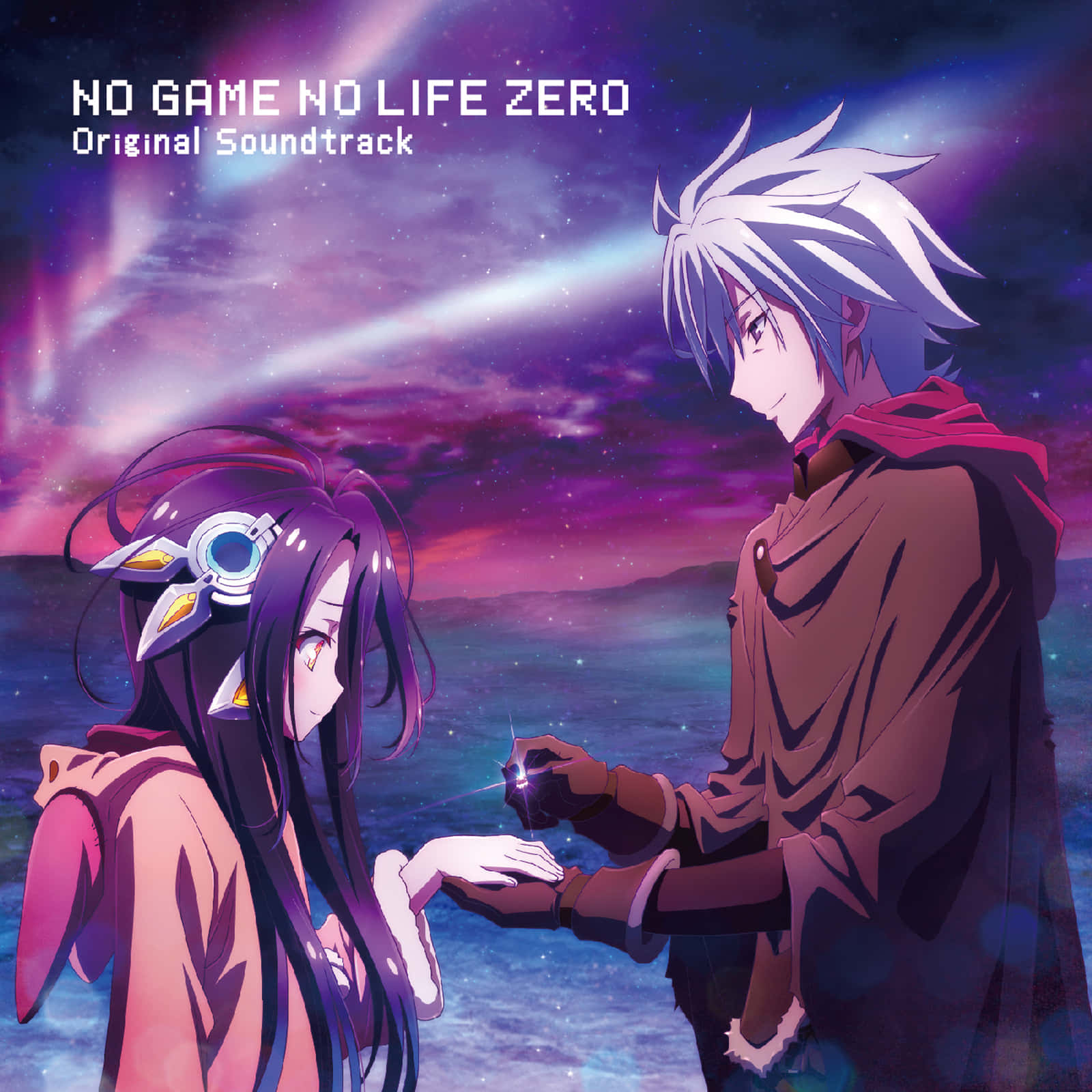 Двамата богове, които управляват вселената – Сора и Широ от No Game No Life Тапет