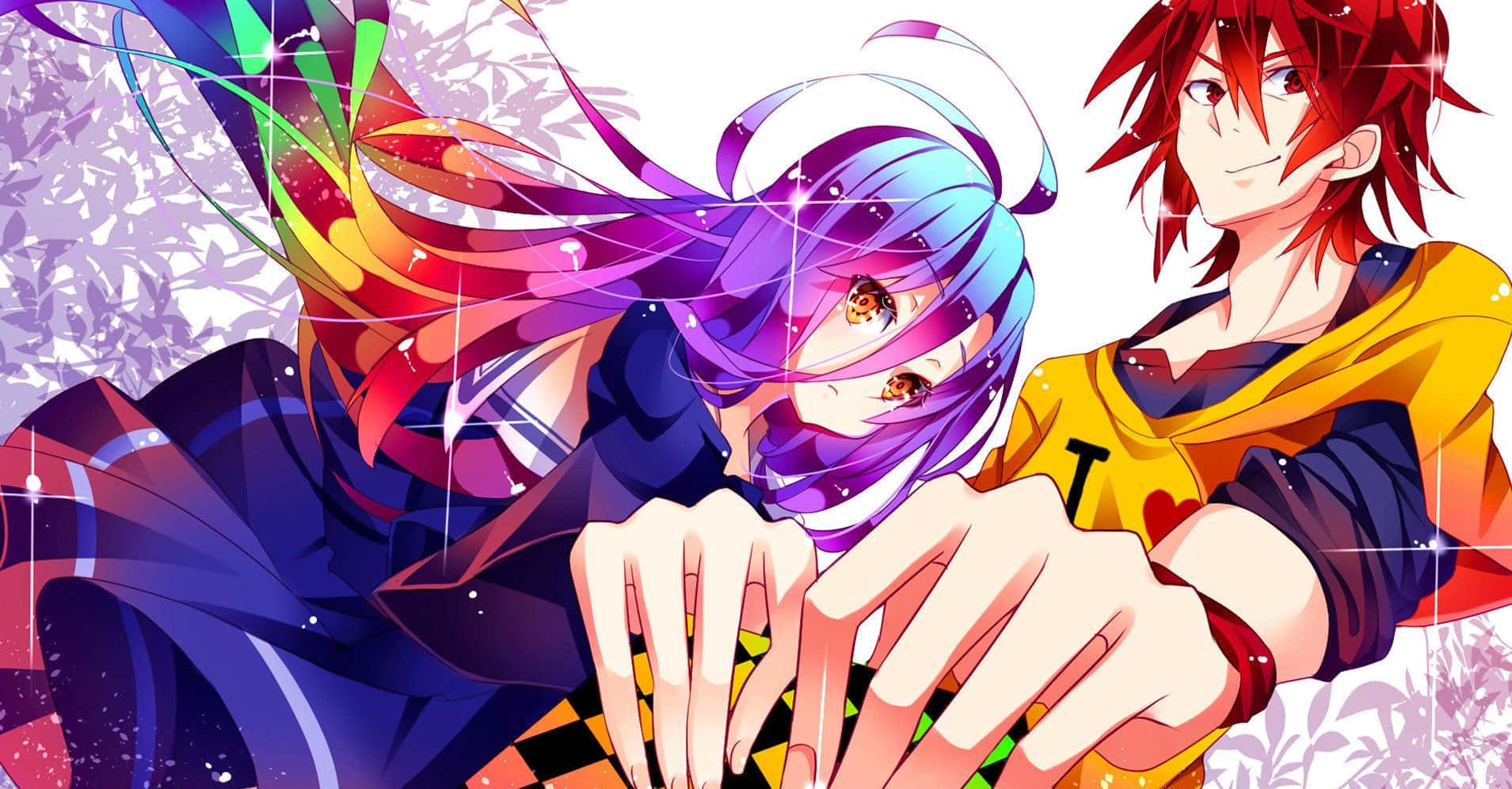 Две стъпки по-близо до победата в No Game No Life Тапет