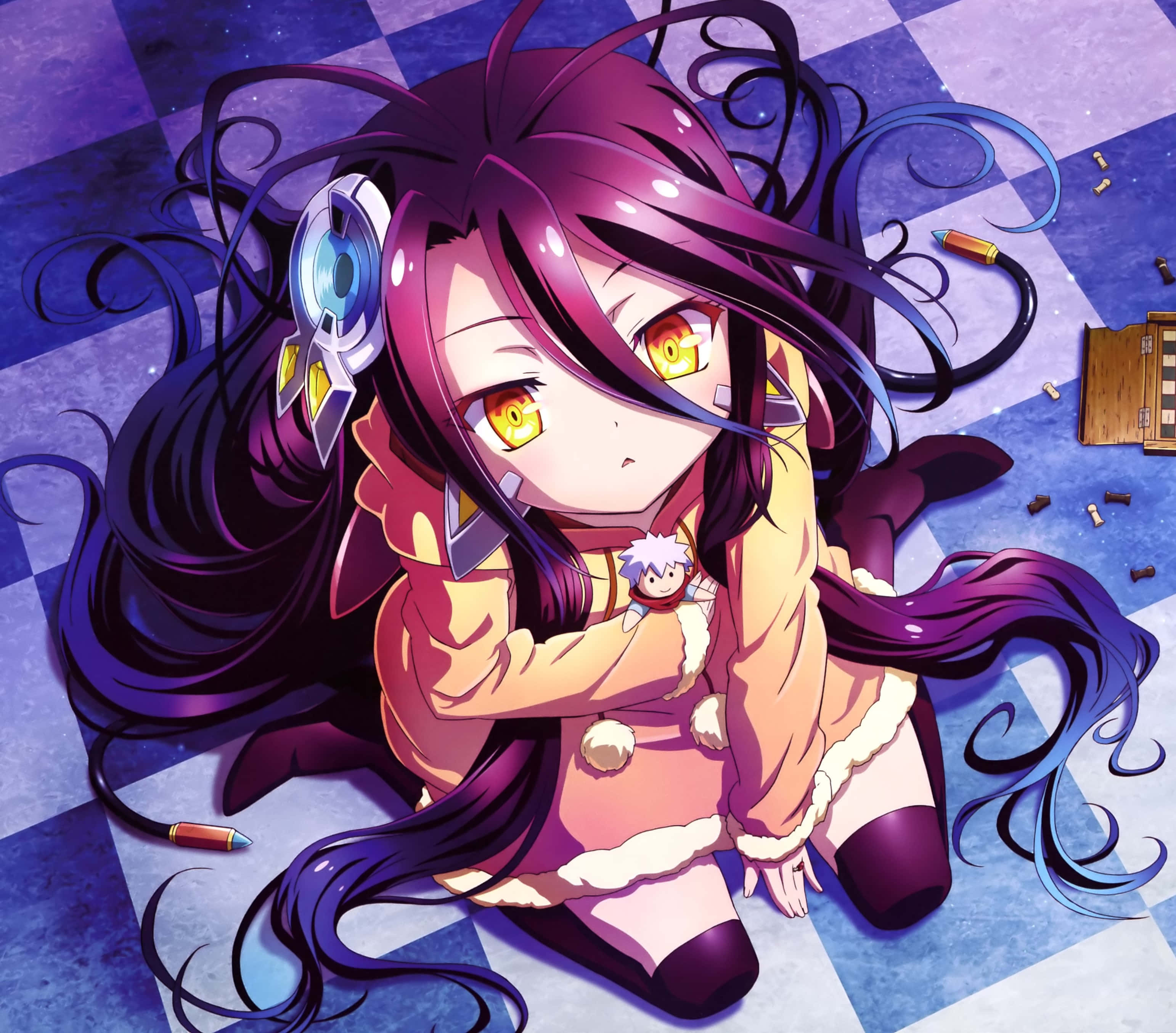 Потопете се в невероятен свят с No Game No Life Тапет