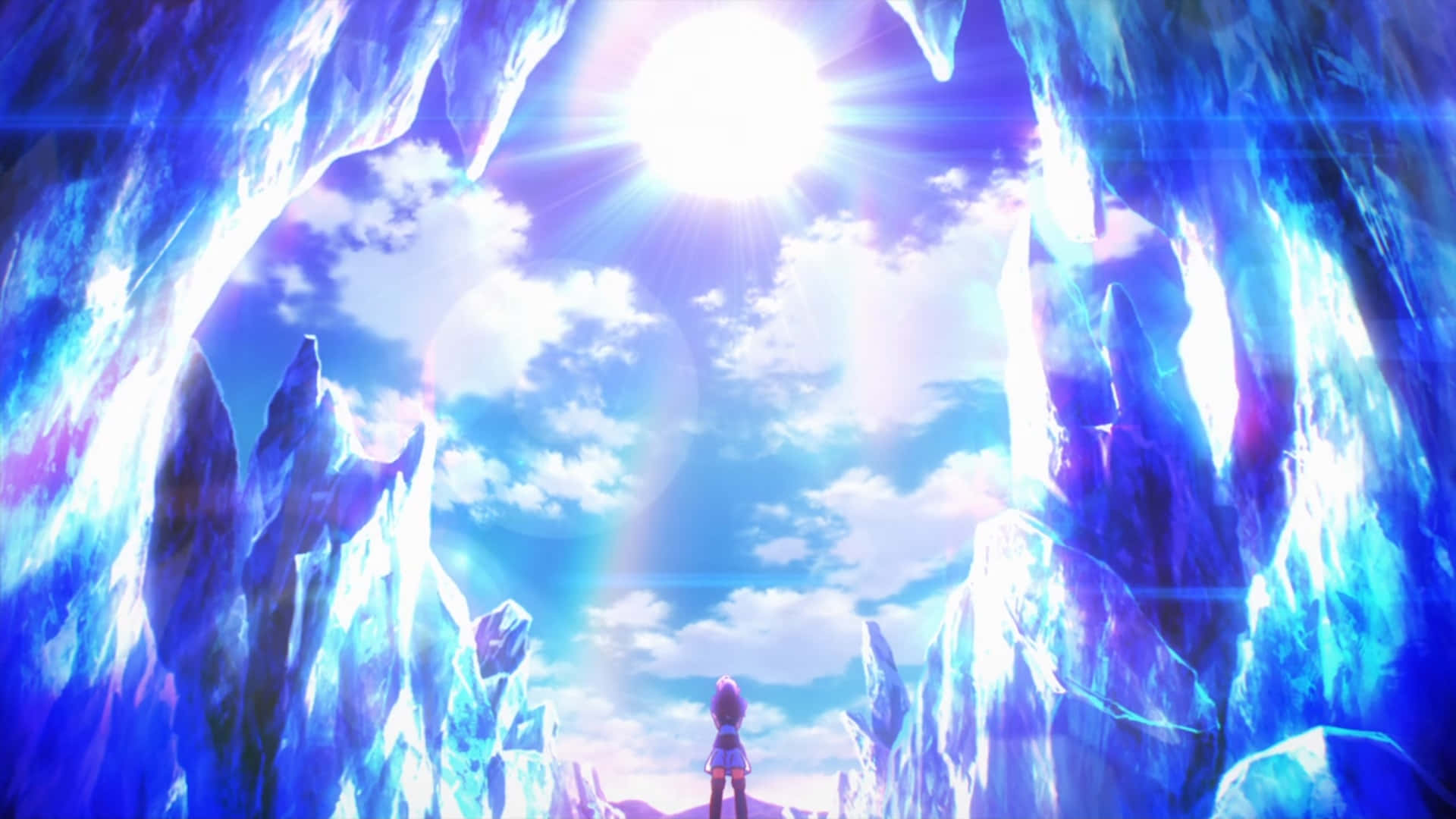Ярка слънчева светлина от No Game No Life Тапет