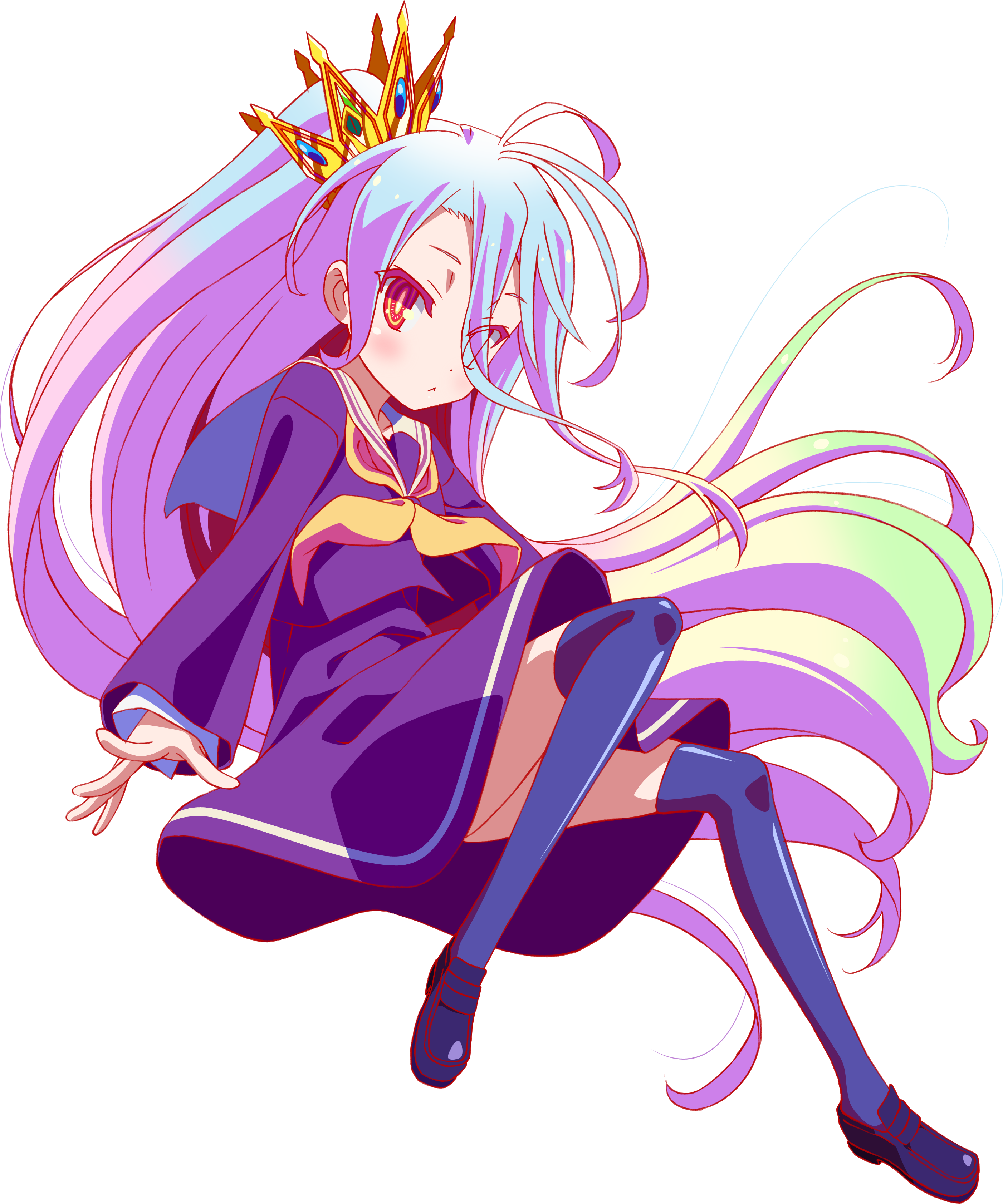 Представяме No Game No Life; играта за всички Тапет