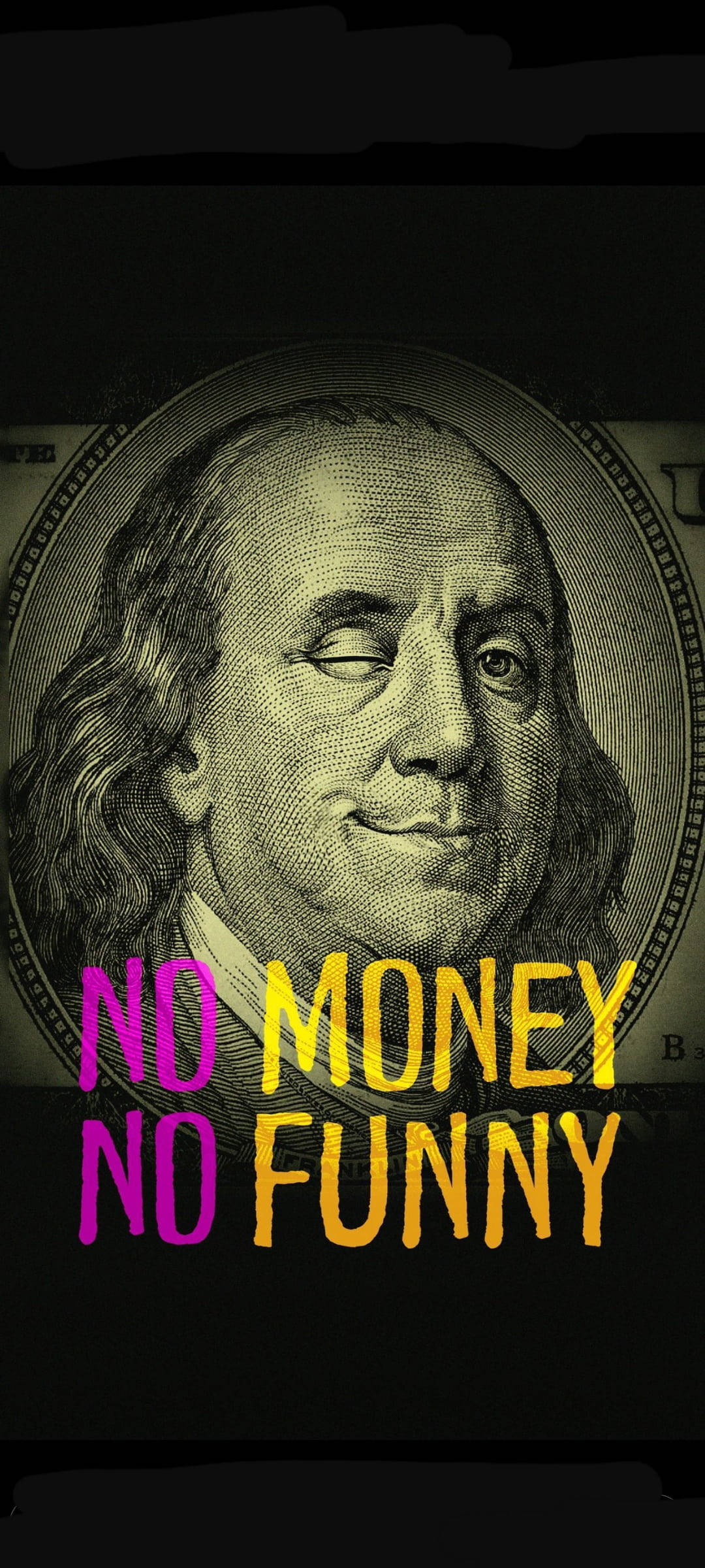 No Money No Funny iPhone Тапет
