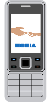 Графика с ръкостискание на телефон Nokia Тапет
