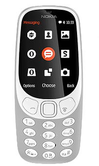 Дисплей на класически модел Nokia Тапет