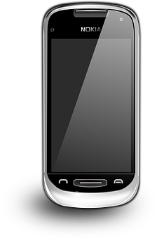 Nokia Smartphone черен и сребрист Тапет