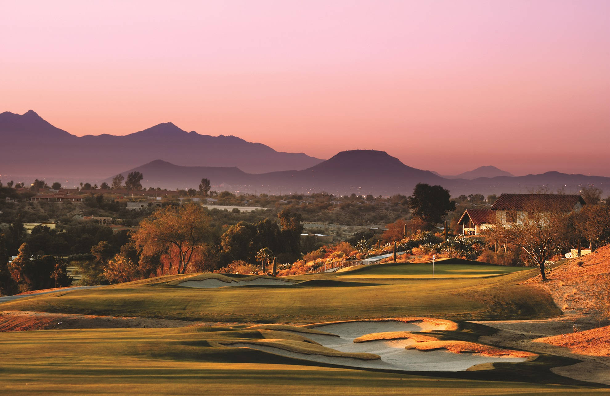 Голф курорт Omni Tucson National Тапет