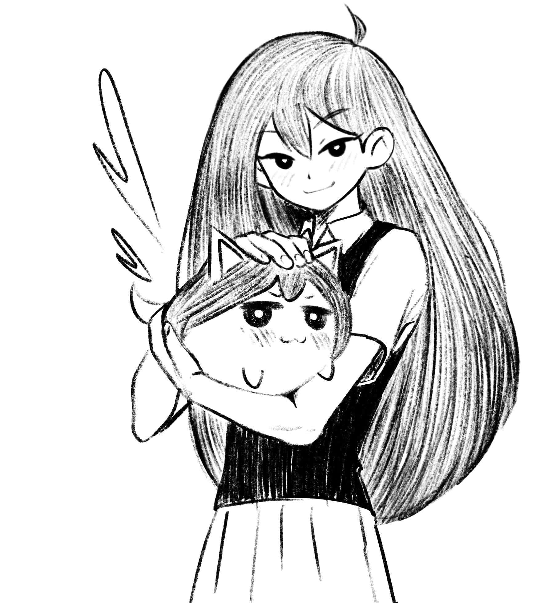Omori Pfp Aubrey С Котка Тапет