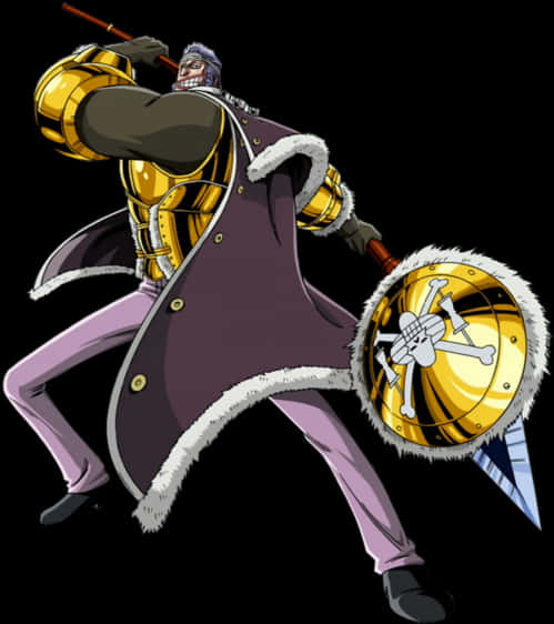 Герой от One Piece Геко Мория със силите на Кейдж Кейджено Ми Тапет