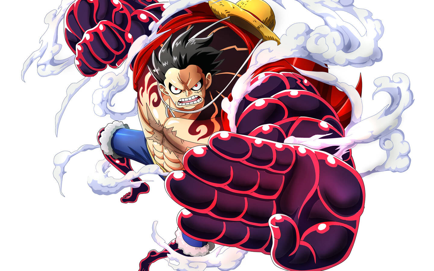One Piece Тапет Луфи Геар 4 Тапет