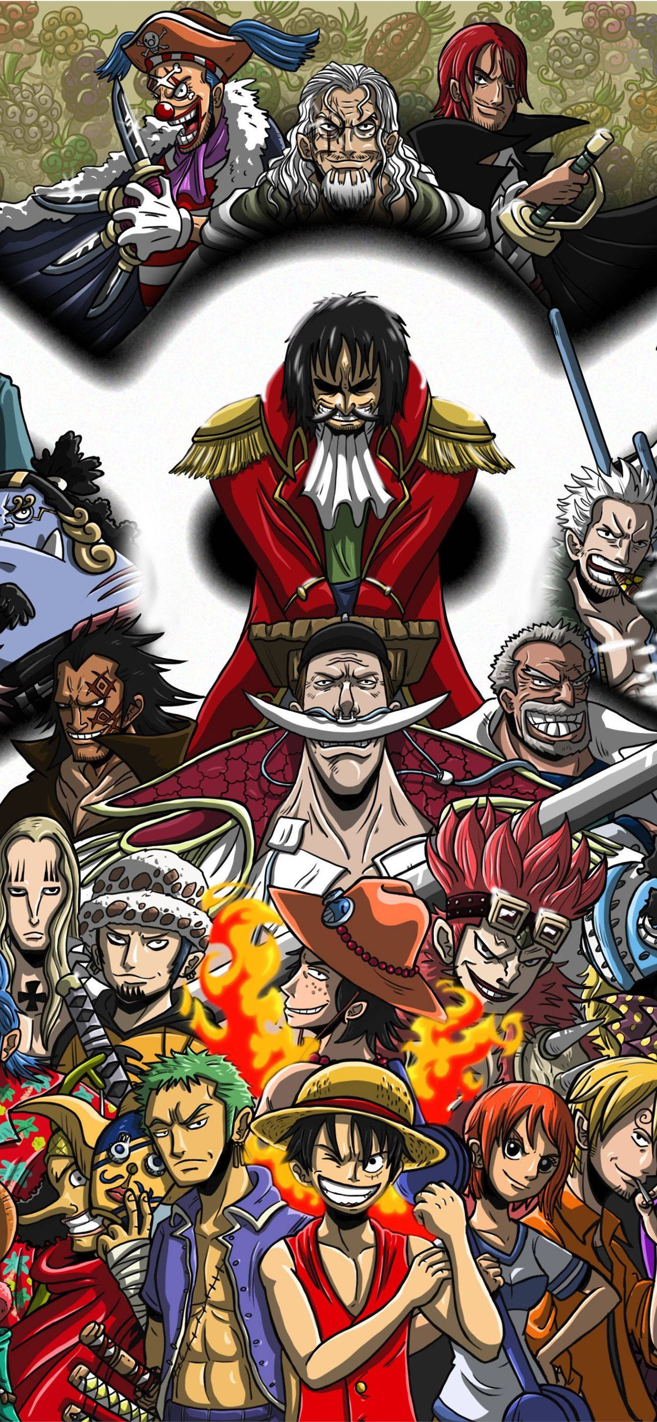 One Piece 4K Пиратски Герои Тапет