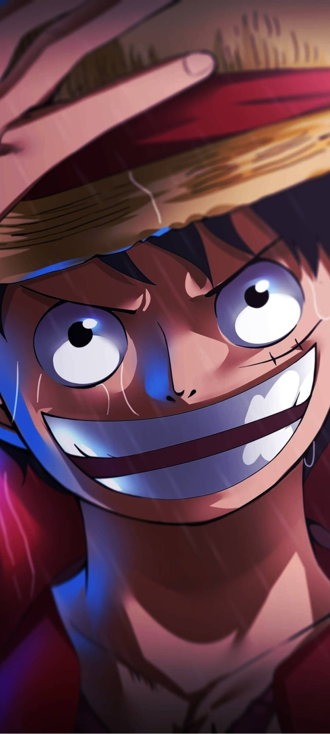 Портрет на Луфи от One Piece в 4K Тапет