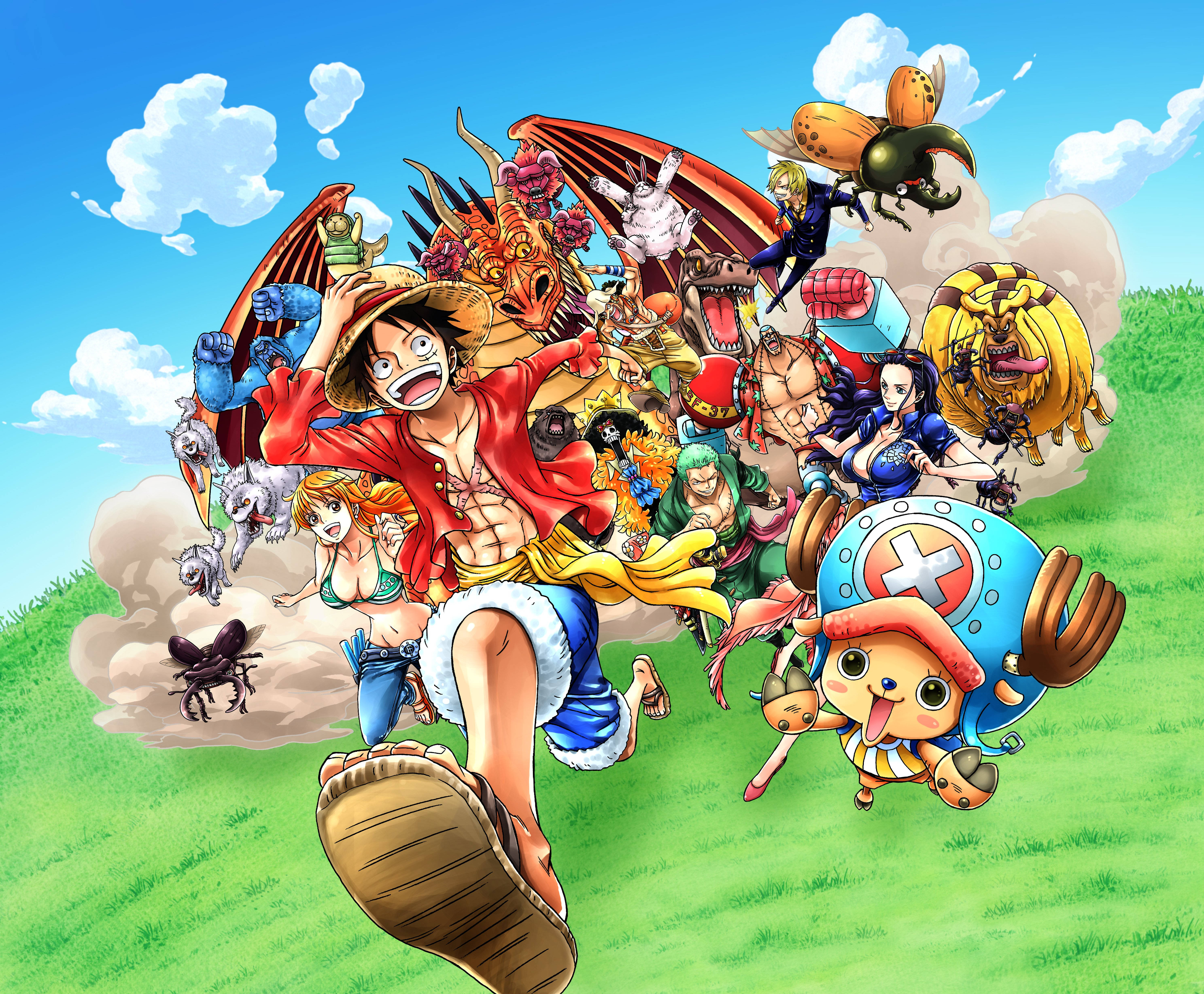 Аниме One Piece 4K Тапет