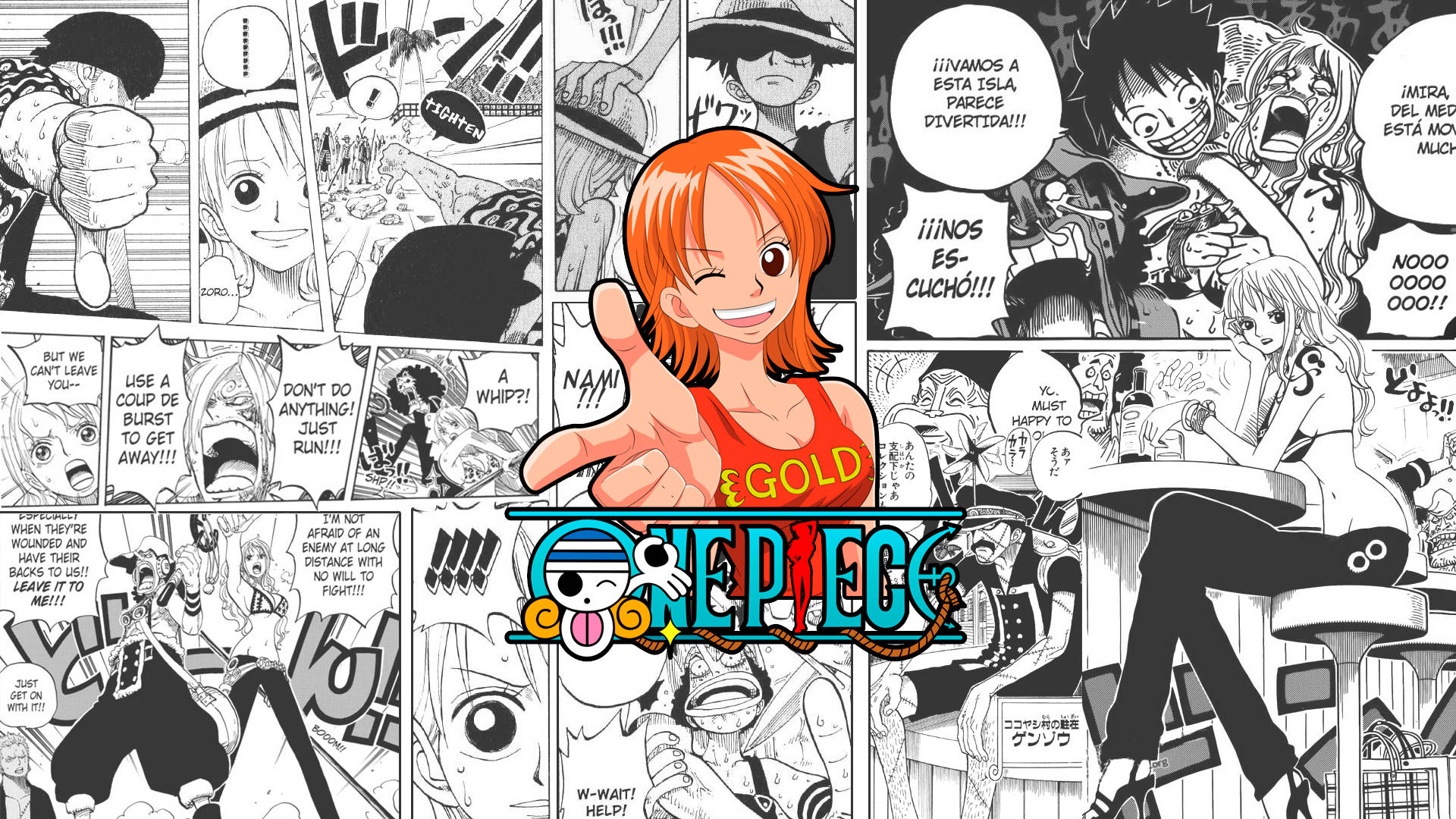 One Piece 4k тапет на Нами