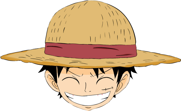 One Piece Луфи Щастливо Изражение Тапет