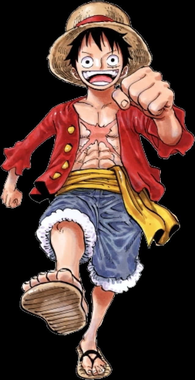 Луфи - аниме герой от One Piece Тапет