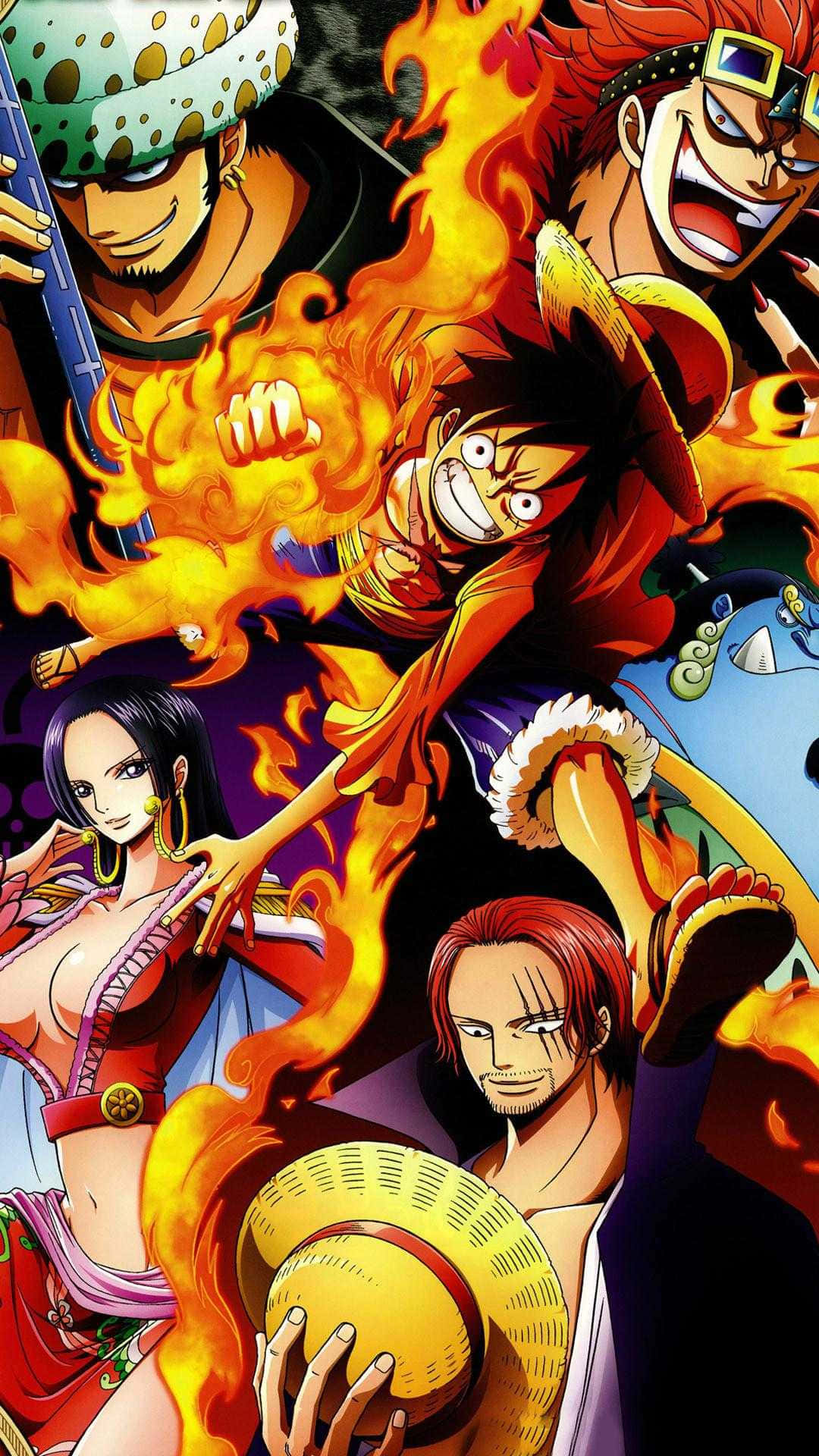 Снимка на плакат с герой от One Piece Тапет