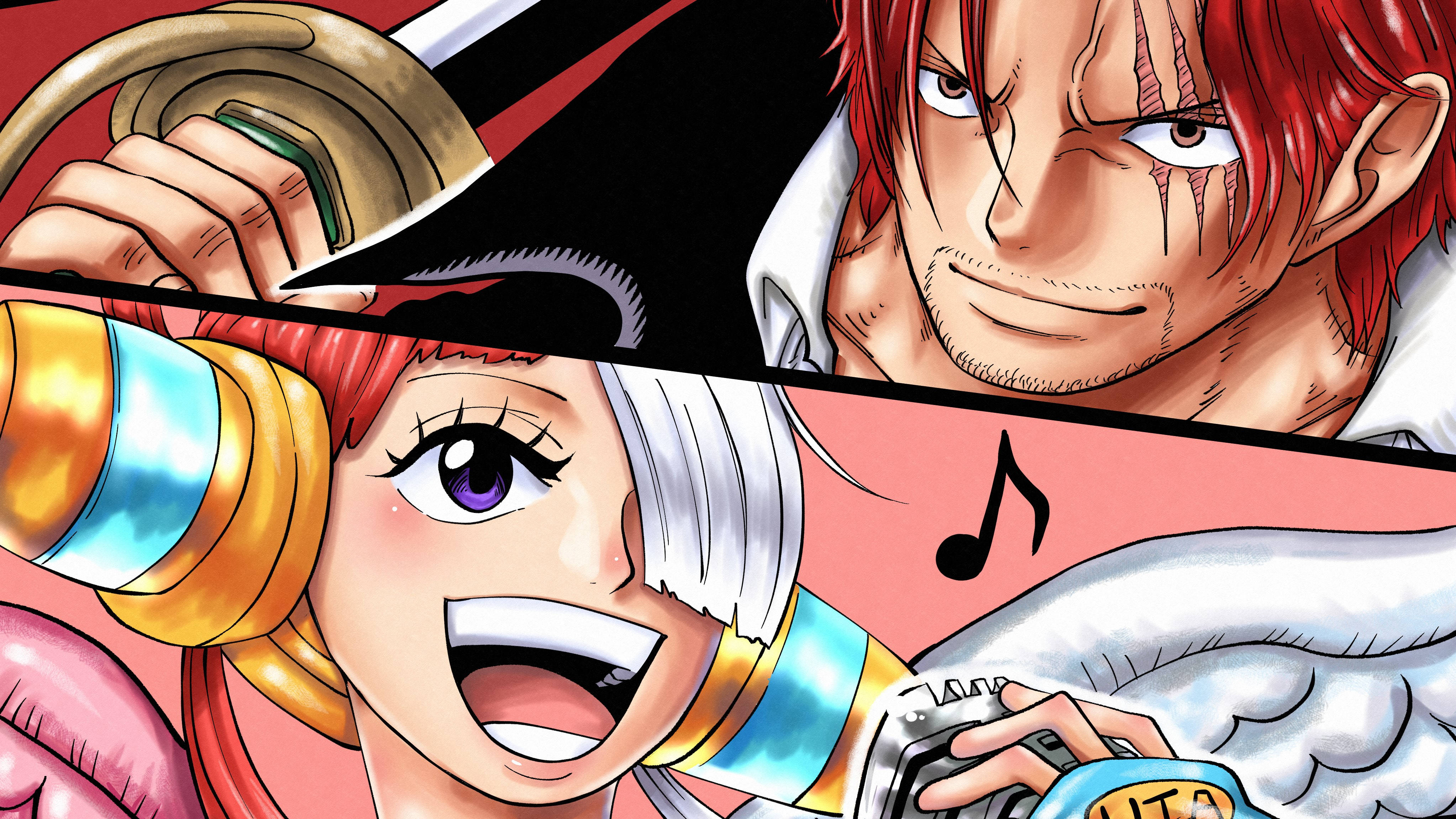 Нами и Шанкс One Piece Desktop Тапет