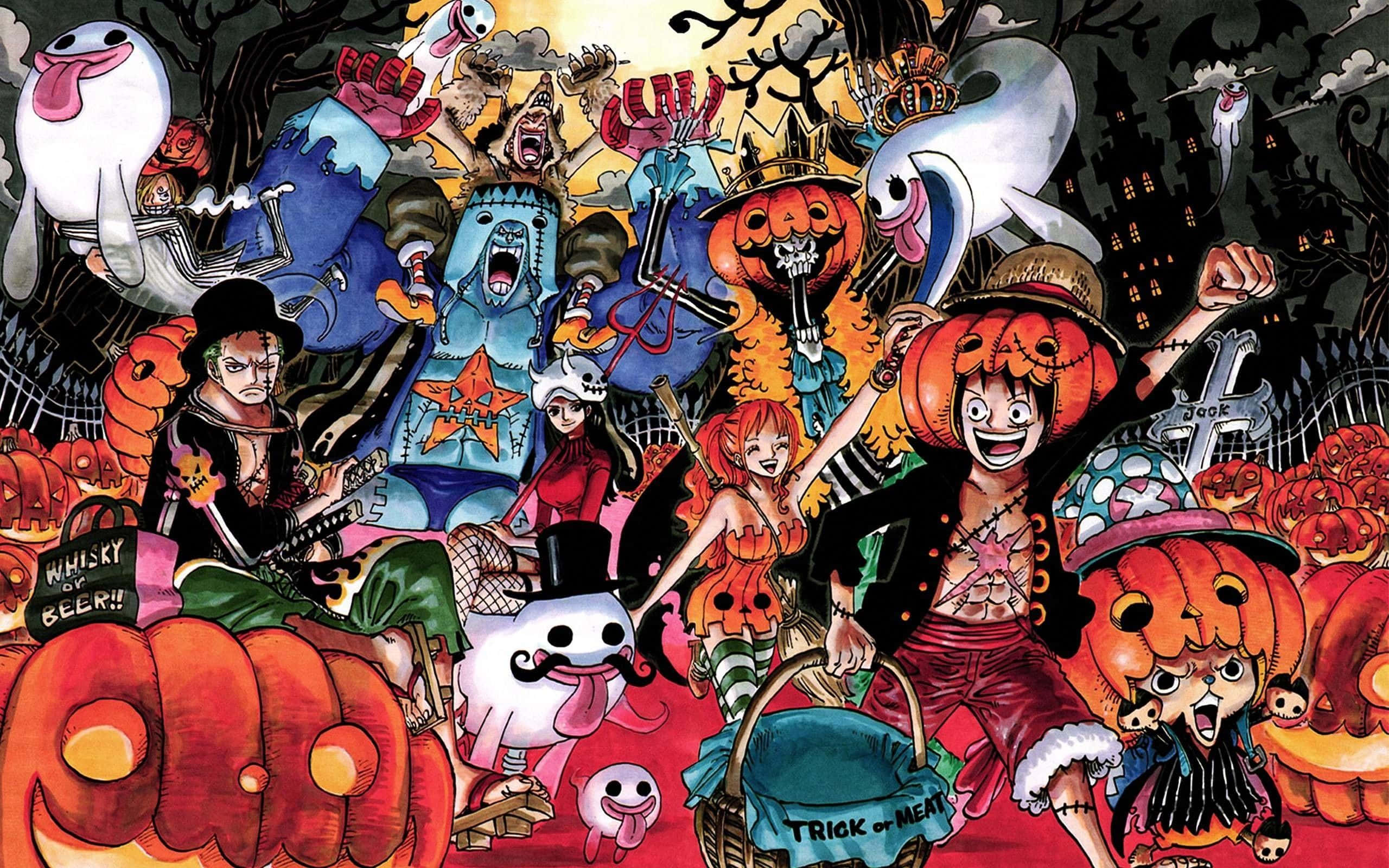 Снимка от Хелоуин партито на One Piece Тапет