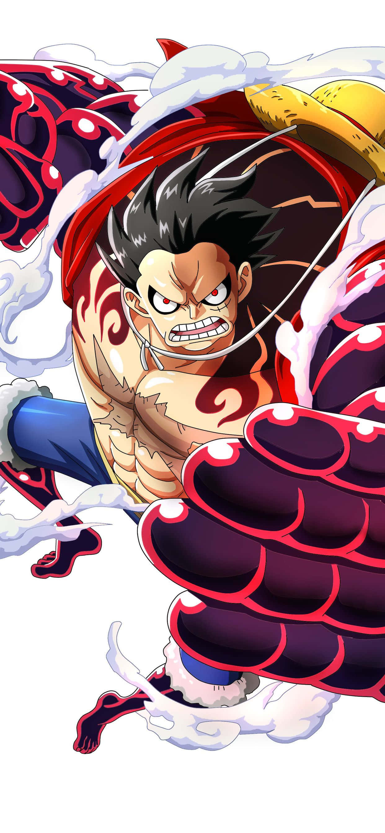 Телефон с One Piece Гому-Гому Луфи Тапет