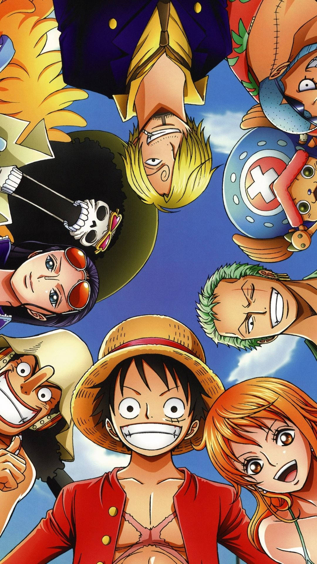 Портрет на герои от One Piece за iPhone Тапет